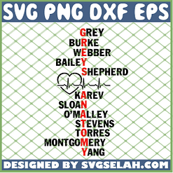 Grey Anatomy SVG PNG DXF EPS 1