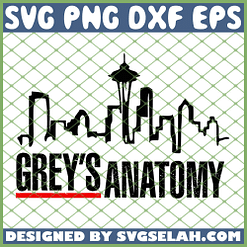 Greys Anatomy Skyline SVG PNG DXF EPS 1
