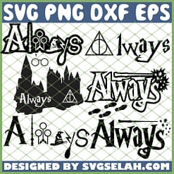 Harry Potter Always SVG PNG DXF EPS 1