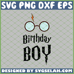 Harry Potter Birthday Boy Glasses SVG PNG DXF EPS 1