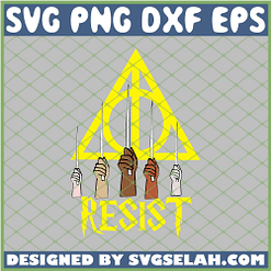 Harry Potter Deathly Hallows Resist SVG PNG DXF EPS 1