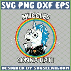 Harry Potter Unicorn Muggles Gonna Hate SVG PNG DXF EPS 1