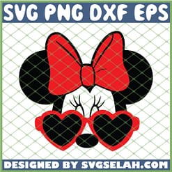 Minnie Glasses SVG PNG DXF EPS 1