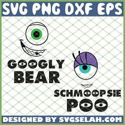 Monsters Inc Couple Googly Bear SVG PNG DXF EPS 1