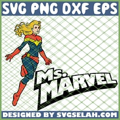 Ms Marvel SVG PNG DXF EPS 1