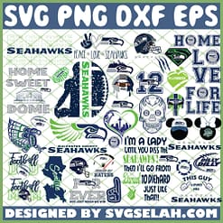 Seattle Seahawks NFL SVG Bundle 1