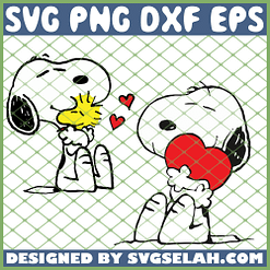 Snoopy Valentine SVG PNG DXF EPS 1
