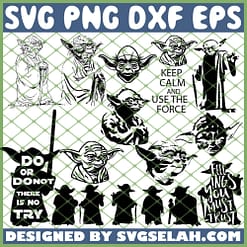 Star Wars Joda SVG PNG DXF EPS 1