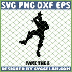 Take The L Fortnite SVG PNG DXF EPS 1