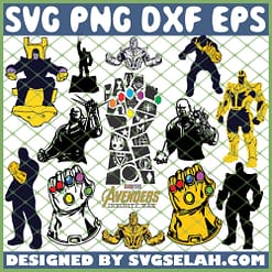 Thanos Avengers SVG PNG DXF EPS 1
