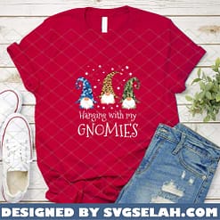 Hanging With My Gnomies Camo Leopard Print Christmas 3