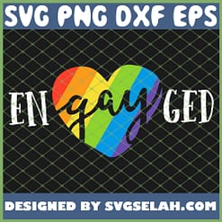 Engayged Lgbt Pride Engaged Gay Bridesmaid Wedding Lesbian SVG PNG DXF EPS 1