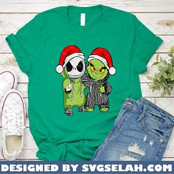 Baby Grinch And Jack Skellington Christmas 3