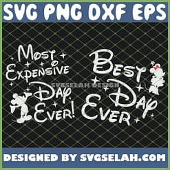 Mickey And Minnie Best Most Expensive Day Ever Disney SVG PNG DXF EPS 1