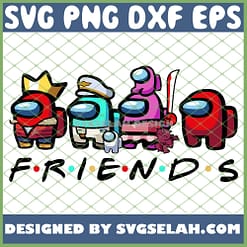 The Best Team Squad Imposters Friends Among Us SVG PNG DXF EPS 1