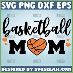 Basketball Mom Shirt Svg T Ball Mom Svg MotherS Heart Is On That Field Baseball Svg 1