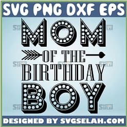 Mom Of The Birthday Boy Svg MamaS Boy Svg ChildS Birthday Svg 1