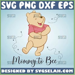 Winnie The Pooh Mommy To Be Svg 1
