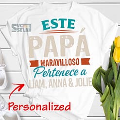 personalizada este papa maravilloso pertenece a svg spanish vectores dia del padre