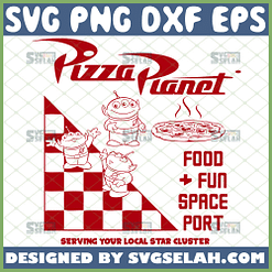 pizza planet food fun space port svg toy story