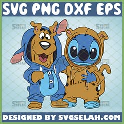 stitch and scooby doo svg