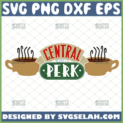 friends central perk logo svg tv show svg