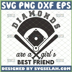 diamonds are a girls best friend svg baseball shirt ideas