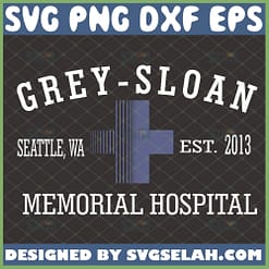grey sloan memorial hospital svg greys anatomy tv show gifts