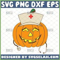 nurse pumpkin svg