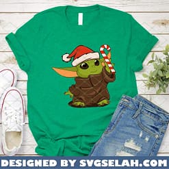 Baby Yoda Christmas SVG PNG DXF EPS 1