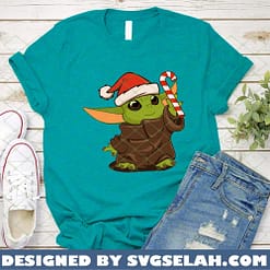 Baby Yoda Christmas SVG PNG DXF EPS 2
