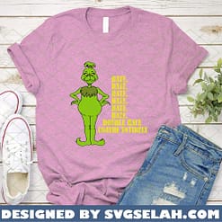 Grinch Hate Hate Hate Double Hate Loathe Entirely SVG PNG DXF EPS 2