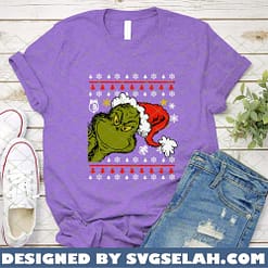 Grinch Ugly Christmas SVG PNG DXF EPS 2