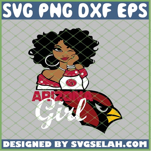 Arizona Cardinals Girl SVG PNG DXF EPS 1