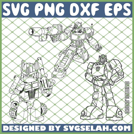 Bumblebee Transformers SVG PNG DXF EPS 1