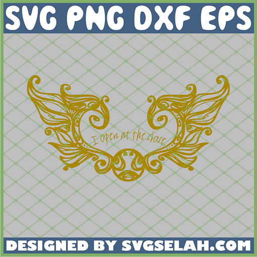 Harry Potter Golden Snitch I Open At The Close SVG PNG DXF EPS 1