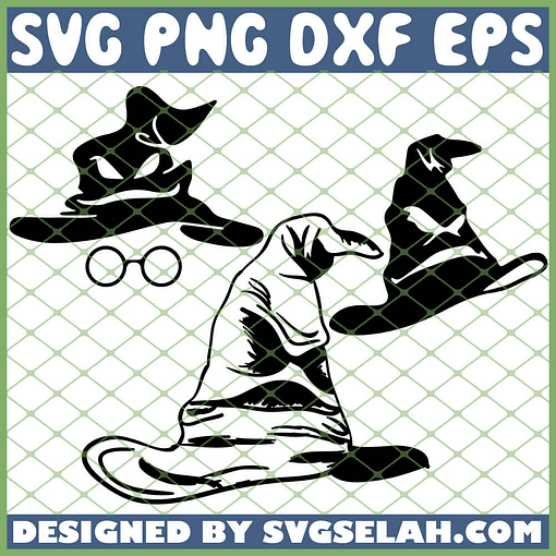 Harry Potter Sorting Hat SVG PNG DXF EPS 1