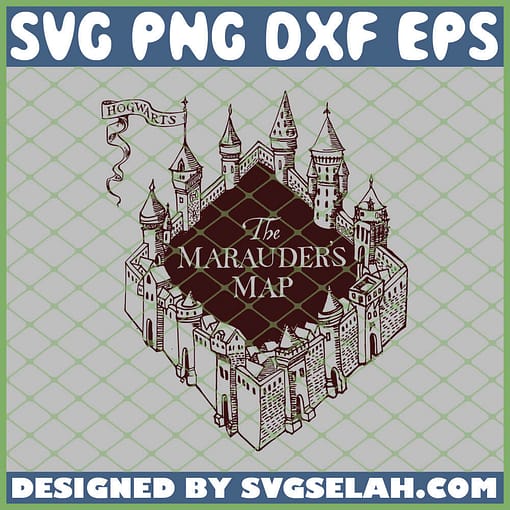 Harry Potter The Marauders Map SVG PNG DXF EPS 1