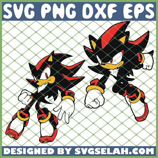 Sonic Shadow SVG PNG DXF EPS 1