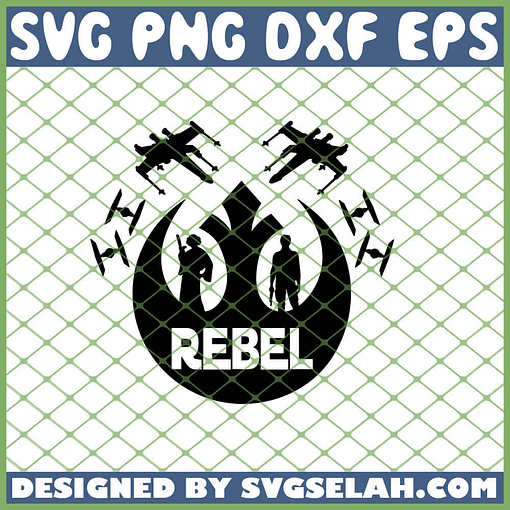 Star War Rebel Logo SVG PNG DXF EPS 1