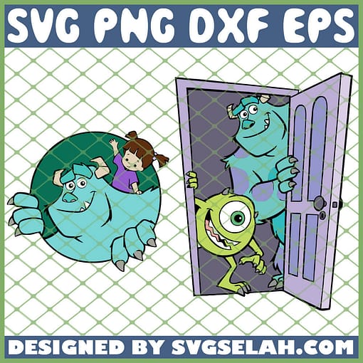 Sully Monsters Inc SVG PNG DXF EPS 2