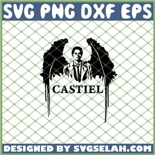 Supernatural Castiel SVG PNG DXF EPS 1