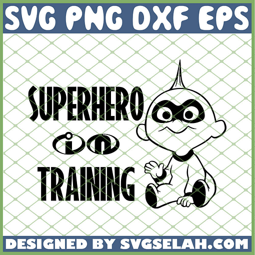 The Incredibles Superhero In Training SVG PNG DXF EPS 1