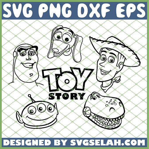 Toy Story With 5 Heads SVG PNG DXF EPS 1