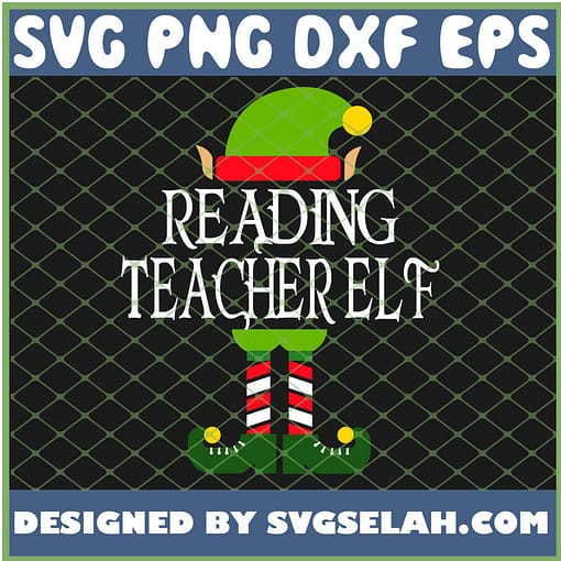 Im The Reading Teacher Elf SVG PNG DXF EPS 1