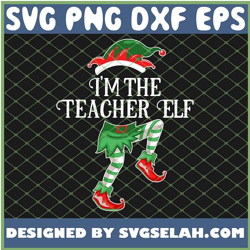 Im The Teacher Male Elf SVG PNG DXF EPS 1