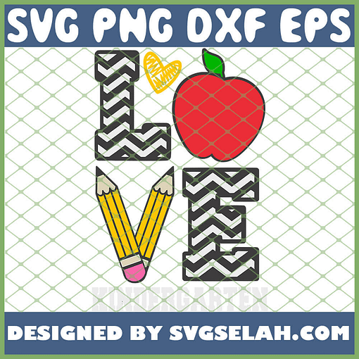 Love Kindergarten SVG PNG DXF EPS 1