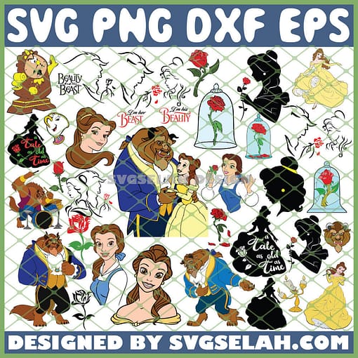 Beauty Beast SVG Bundle SVG PNG DXF EPS 1