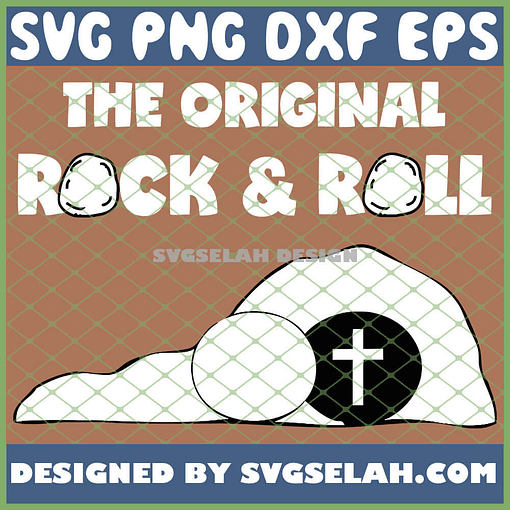 Easter The Original Rock N Roll Jesus SVG PNG DXF EPS 1