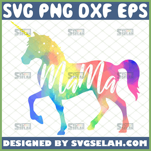Happy Abstract Mama Unicorn Mom Svg Magical Svg Mythical Horse Svg Colorful Unicorn Svg 1 